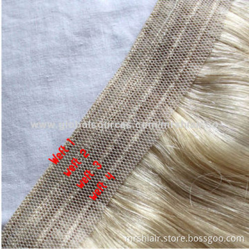 22-inch Blond Color European Remy Hair Weave